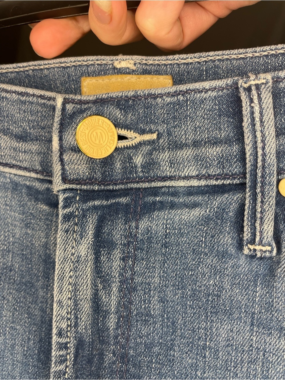 MOTHER Limited Edition Mid Rise Dazzler Ankle I Wet My Plants Embroidered Jeans - Picture 8 of 12